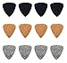 Hyamass 12pcs Felt Picks Plectrums for Guitar, Ukulele, Bass