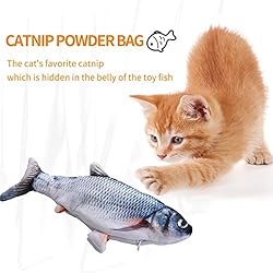 GANCHUN Electric Moving Fish Cat Toy, 2 Pack Floppy