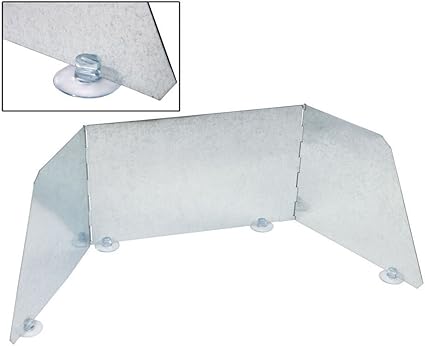 windschutz fur kocher faltbar metall mit saugnopfen zur befestigung 23 x 40 70 universal kochwindschutz passt zur bo camp kochinsel deluxe saugnapfe zur befestigung ultraleicht gross hohe 23cm amazon de kuche haushalt wohnen