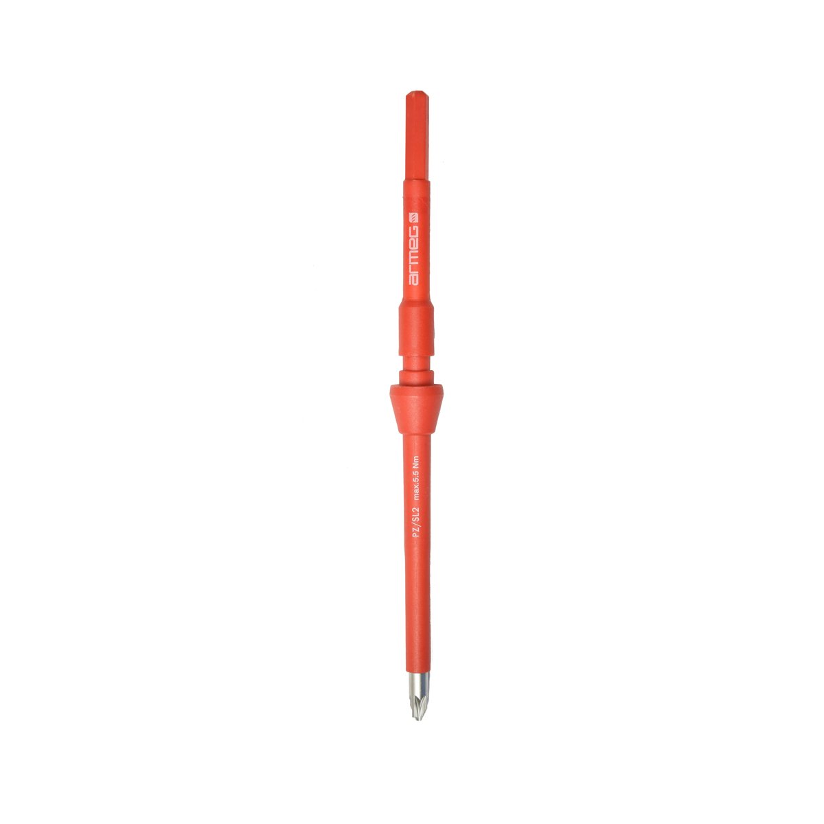 Armeg SDICBPM2 Plus/Minus 2 - PZ/SL VDE Interchangeable Screwdriver Switch-Blade - Red/Black