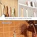 Ninth Five Adhesive Hooks for Hanging Wall Hooks, 22lb Strong Sticky Ceiling Door Hooks, Stainless Steel Transparent Towel Coat Hooks for Home Bathroom Kitchen Outdoor (12)