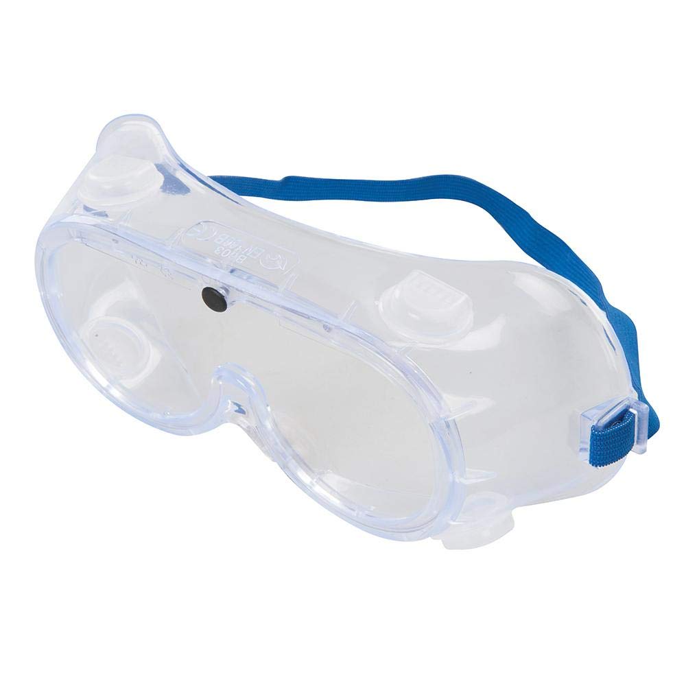 Silverline 633740 Indirect Safety Goggles Indirect Vent - Clear