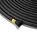 BONTIME All-Purpose Soft Cotton Rope - 32 Feet Length,1/3-Inch Diameter (Red, Black, Purple,Pack of 3)