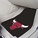 FANMATS - 9225 NBA Chicago Bulls Nylon Face 2-pc Carpet Car Mat Set, 18