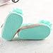 Voberry Infant Toddlers Baby Girls Soft Soled Flower Crib Shoes Girls Mary Jane Flat Shoes (0~6 Month, Green)
