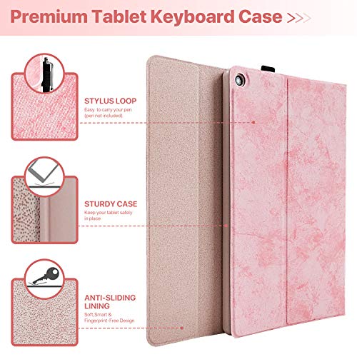 Keyboard Case for 2019 Fire HD 10 9th Generation /7th Generation 2017