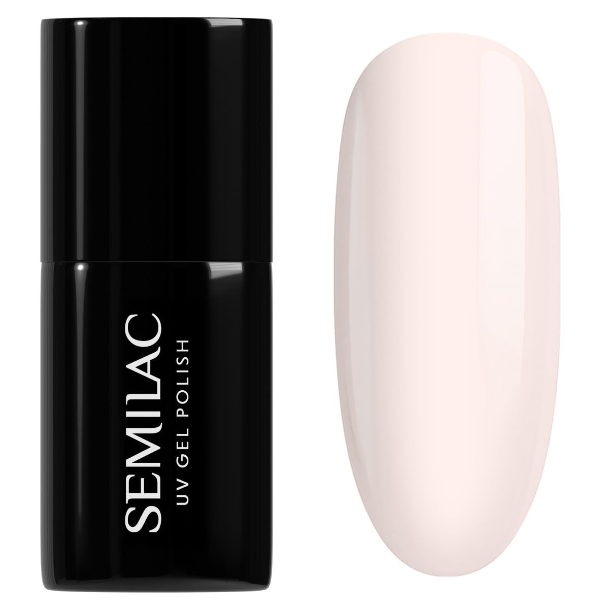 SEMILAC Gel Nail Polish 162 Creamy Cookie - Full Coverage Gel Polish - Soak Off Easy To Use LED/UV Nail Lamp - Long Lasting Manicure and Pedicure up to 3 weeks