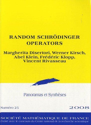 Random Schrödinger operators