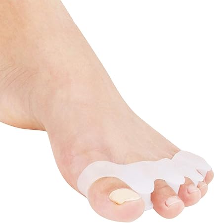 Amazon Tsukimiya 足指綺麗 柔らかフットケア 足指サポーター 高品質シリコン 男女兼用 2個入り Tsukimiya 外反母趾 内反母趾用