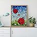 5D Diamond Painting Full Drill Clearance,Diamond DIY Kits,DIY Diamond Art Ladybug Rhinestone Embroidery Cross Stitch Kits Supply Arts Craft Canvas Wall Decor Stickers Home Decor 12x16 inches