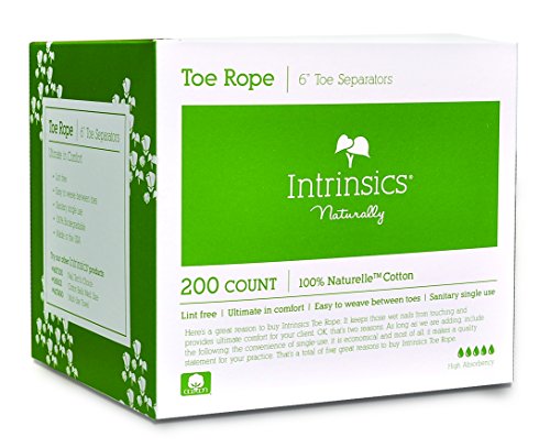 Intrinsics Toe Rope - 6", Cotton Toe Separators, 200 Count