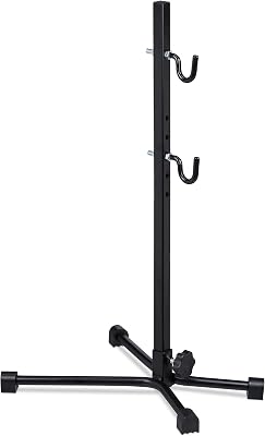 Suporte de bicicleta montado na parede, dobrável, ajustável, até 25 kg, cabiçador de garagem ou cave, preto e prateado, ferro, 63,5 x 32 x 35 cm