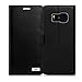 FYY [Genuine Leather Wallet Case for Samsung Galaxy S8 2017, Handmade Flip Folio Wallet Case with Kickstand Card Slots Magnetic Closure for Samsung Galaxy S8 2017 Black