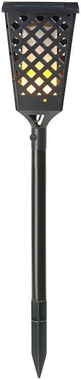 Lunartec Solarfackel: Solar-Akku-Gartenfackel mit Flammen-Effekt, 51 LEDs, 0,5 W, 30 lm (Solar LED Fackel)