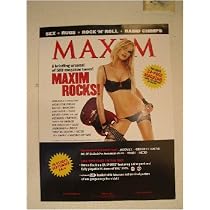 Amazon.com: Maxim Magazine Poster Hot Chick Sex Drugs Rock N' Roll ...