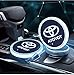 Wall Stickz Auto Sport 2PCS LED Cup Holder Mat Pad Coaster with USB Rechargeable Interior Decoration Light Fit To-yot Accessories