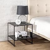 Zinus Modern Studio Collection 20 Inch Square Side / End Table / Night Stand / Coffee Table, Espresso (Kitchen)