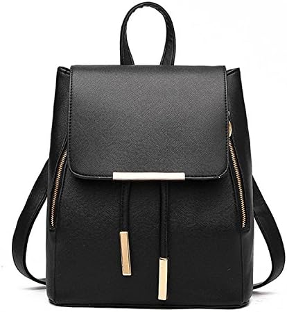 JHNIF Fashion PU Leather Casual Bags Rucksack Knapsack Backpack Travel bag Shoulder Bag for Women Girls Ladies