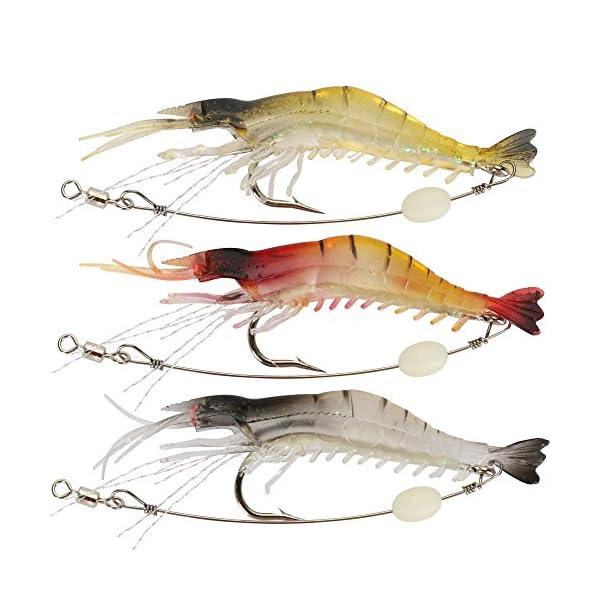Guasslee-10pcslot-85cm-6g-Artificial-Silicone-Soft-Bait-Luminous-Shrimp-Fishing-Lure-with-Hook-Fishing-Tackle