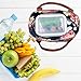 LOKASS Lunch Bag Cooler Bag Food Insulated Bag Lunch Box Tote Bag Picnic Heat Preservation Cold Bag for Women Adults Work Office (Peony)
