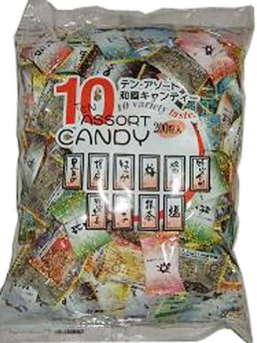 Nissin Dolce 10 assorted Japanese style candy 560g (about 200 grains)