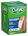 CURAD Flex-Fabric Adhesive Bandages, Assorted Sizes, Durable and Flexible Protection, 100 Count (Pack of 6)