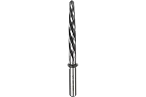 HARFINGTON Taper Chucking Reamer 3/8" M2 High Speed Steel Spiral Flutes Bridge Reamer Bit with 3/8" Shank for Metal Alloy Alu