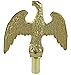 Green Grove Products Metal Gold Flagpole Eagle top, Aluminum, Flag Pole Ornament, 7-inch Wingspan