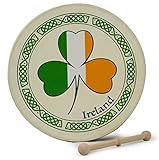 WALTONS 12" SHAMROCK TRICOLOUR Bodhran