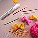 Chinco Knitting Needles Set Includes 8 Pieces Colorful Bent Tip Tapestry Needles 9 Pieces Large-Eye Blunt Needles Yarn Sewing Needles and 20 Pieces Plastic Needle Clips Knitting Crochet Markers
