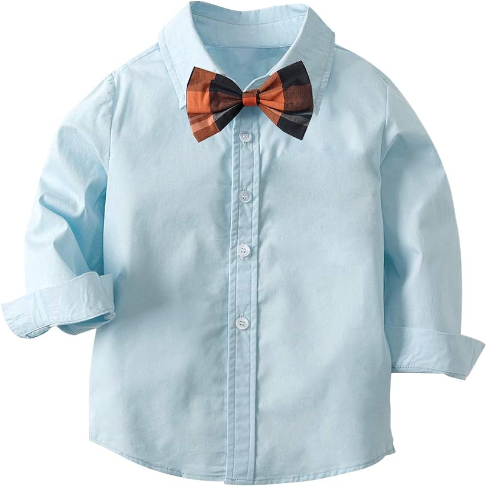 Gentilhomme Sangle Pantalons Tenues Costumes Nwada Vetement Garcon Ensemble Bebe Garcon Nœud Papillon Chemises Ensembles Vetements Iplanmovilidad Com