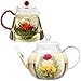 Jasmine Flowering Teas – Fairy Lily and Eternal Love Blooming Tea Flowers – Hand-Tied Flowering Tea Balls - Each Tea Blossom Can Be Used Multiple Times (2-Pack)