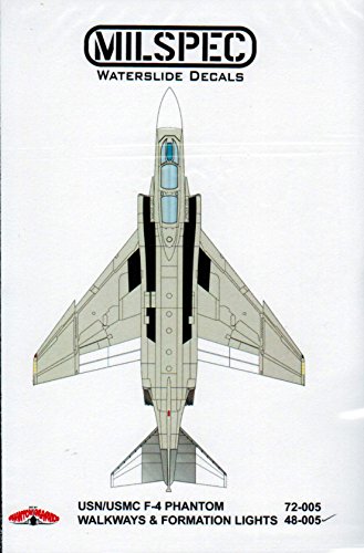 CAMMS48005 1:48 MilSpec Decals - USN/USMC F-4 Phantom II Walkways & Formation Lights [WATERSLIDE DECAL SHEET]