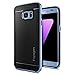 Spigen Neo Hybrid Galaxy S7 Edge Case with Flexible Inner Protection and Reinforced Hard Bumper Frame for Galaxy S7 Edge - Blue Coral
