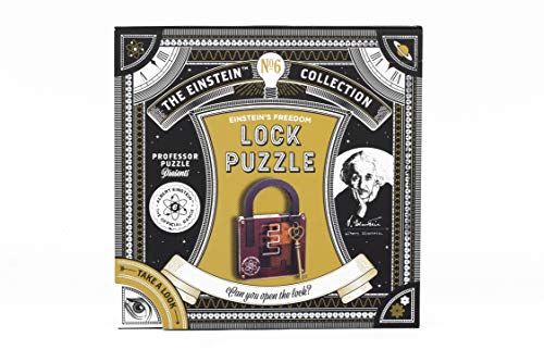 The Einstein Collection Lock Puzzle - Tricky padlock brain game - Professor Puzzle 3D Brain Teaser Puzzles. - Thumbnail 5