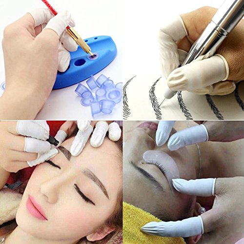 Disposable Natural Latex Finger Cots, Fingertips Protective,Anti-static,Finger Cots,Prevents fingerprints or natural skin oils from contaminating your stuff.