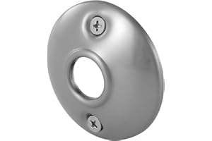 newliplace 2 Pack Brushed Nickel Door Knob Round Rosettes, Old Door Knob Rosettes Plate Replacement for Interior Doors