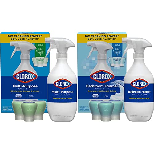 Clorox MultiPurpose Cleaner System Starter Kit, Citrus Grove 1 Bottle