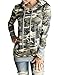 Women's Camouflage Hoodies Pullover Sweatshirt Hooded Camo Sweater Pockets Leopard Loose Shirt Tops