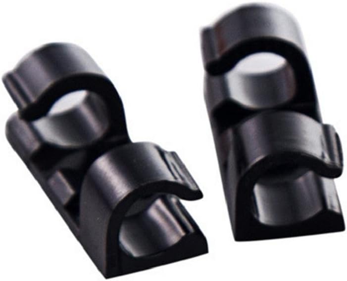 20pcs Selfadhesive Wire Retainer Clip Jaminy Cord Wire Cable Plastic