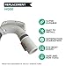 Replacement Shark Hose Handle Fits NV355, NV356, NV357 Navigator Lift-Away Vacuum, Compare To Part 153FFJ, By Think Crucial
