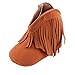 Itaar Baby Girls Boots Tassel Soft Bottom Non-slip Winter Warm Infant Toddler Shoes