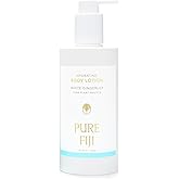 PURE FIJI Hydrating Body Lotion 10.14 oz / 300 ml – Nourishing, Lightweight, Fast-Absorbing, Tropical Moisturizer, Natural Ingredients, Coconut Milk, Daily Skincare (10.14 oz, White Gingerlily)