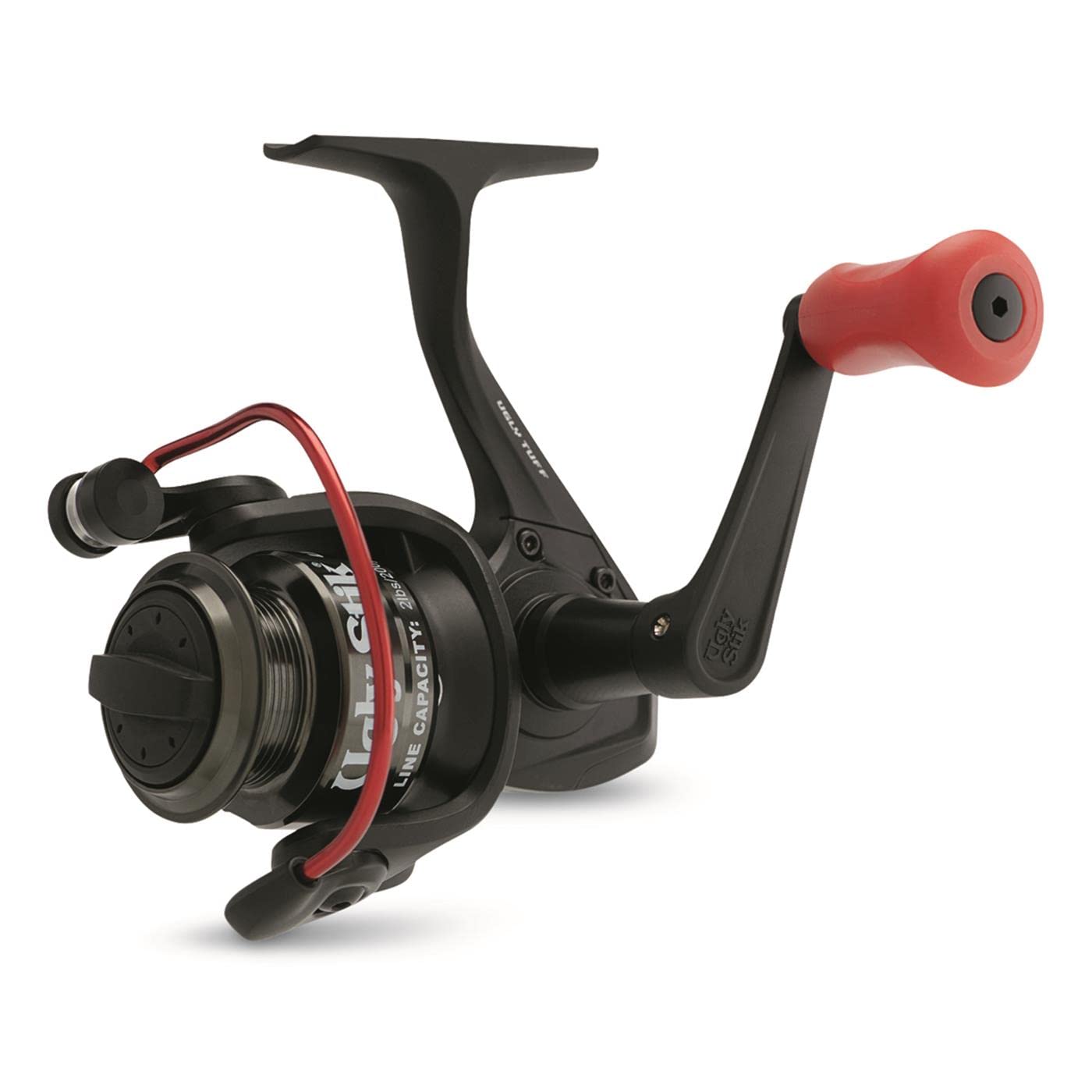 Photo 1 of (missing pieces) Ugly Stik Ugly Tuff Spinning Spinning Reel, Size 30, 5 Stainless Steel Ball Bearing System, Oil Felt Front Drag Drag, Max of 18lb | 8.1kg, Black