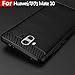 Huawei Mate 10 Case - Suensan TPU Shock Absorption Technology Raised Bezels Protective Case Cover for Mate 10 phone (Black)