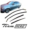 Winddeflectoren voor BMW 5 Série E60 4 deuren Limousine 2004-2010 4 stukken