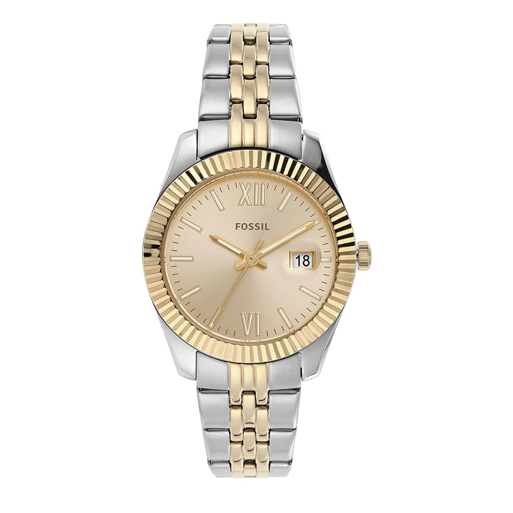 Fossil Scarlette Women's Quartz Watch with Stainless Steel or Leather Strap