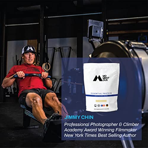 Momentous Essential GrassFed Whey Protein Isolate, 24 Servings Per