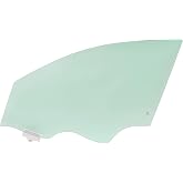 ALMULOO Door Window Compatible with 2016-2020 Optima 4 Door | Front Left Side; Compatible with 2016-2020 Kia Optima 4 Door Sedan; Driver Side Sliding Door Glass Tempered Glass Light Green