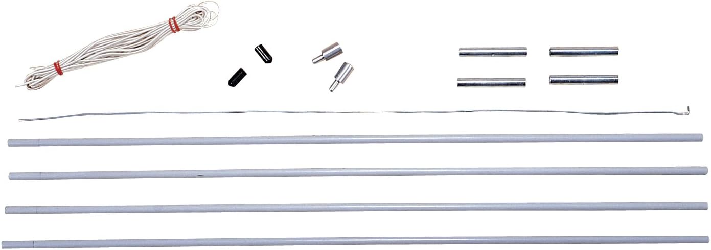 Stansport Fiberglass Pole Family Tent Replacement Kit, White